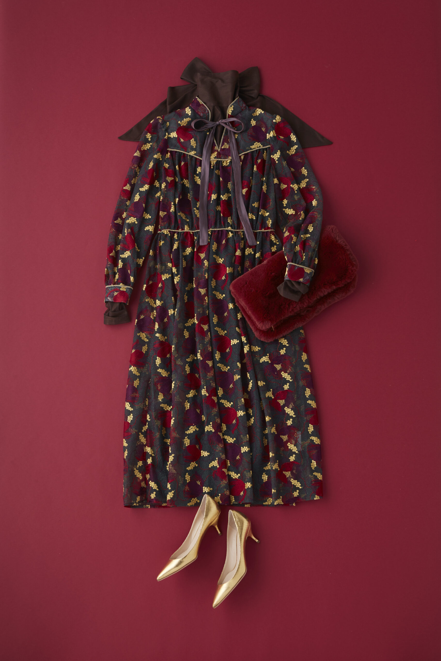 シースルーリボンタイカットソー | COORDINATE | ADELLY ONLINE SHOP